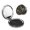 Round Shape, variant on Magic Skull Pentagram Witches Tarot Portable Double-Sided Face Mirror Round Shape, Magnifying Compact Pocket Mirror with PU Leather Cover