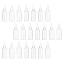 BESTYASH 35Pcs Clear Plastic Empty Squeeze Bottles with Pointed Mouth for Easy Liquid Storage and Dispensing