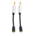 thumbnail image 4 of Pequeño Para Cable Adaptador MMCX A 2,5 Mm, Hembra A Macho, Sin Pérdidas, Estable, Plug And Play, Cable De Extensión De Adaptador De Auriculares OFC Core Para Auriculares, 4 of 7