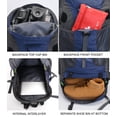thumbnail image 4 of Mochila de Senderismo Bseash 50L Resistente al Agua y Ligera Azul Marino, 4 of 9
