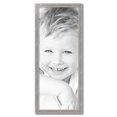 thumbnail image 2 of ArtToFrames 15" x 38" Classic Silver Picture Frame, 15x38 inch Silver Wood Poster Frame (WOM-4926), 2 of 7