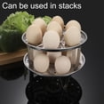 thumbnail image 3 of Hicess Support à Œufs Empilable Résistant à la Chaleur 430 Acier Inoxydable 7 Trous Instant Pot Cuiseur à Œufs Trivet Ustensiles de Cuisine, 3 of 8