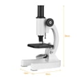 thumbnail image 3 of Microscopio Microscopio monocular compuesto biológico de aumento 100-200X con ocular Huygens para el hogar, escuela, laboratorio, educación biológica, piezas de máquinas, mensajes de texto, estudiante Romacci Microscopio, 3 of 7
