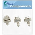 thumbnail image 1 of 3-Pieces 279393 Dryer Cord Screw Kit Replacement for Whirlpool YKEHS01PWH1 Dryer - Compatible with 279393 Terminal Block Screw Kit, 1 of 3