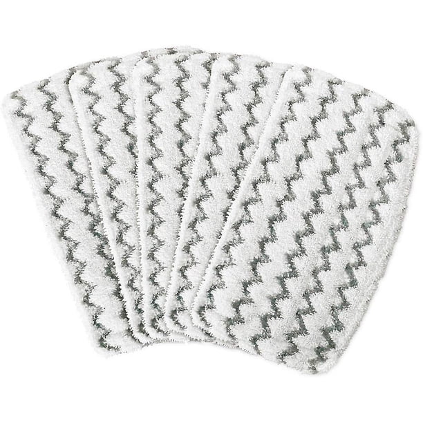 Almohadillas de mopa de vapor, almohadillas de repuesto lavables de microfibra para limpieza de vapor, mopa de bolsillo, limpiador de suelo duro, 4 Uds.