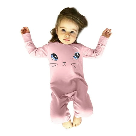 

Dadaria Baby Boys Girls Clothes Newborn Winter 0M-24M Newborn Infant Letter Princess Romper Jumpsuit Outfits Clothes Pink 90 Toddler