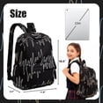 thumbnail image 3 of BUTIED 16.5'' Corduroy Schoolbag for 4-13 Women, Cute Books Bag, Lightweight Backpack Perfect Birthday Gift, 3 of 6