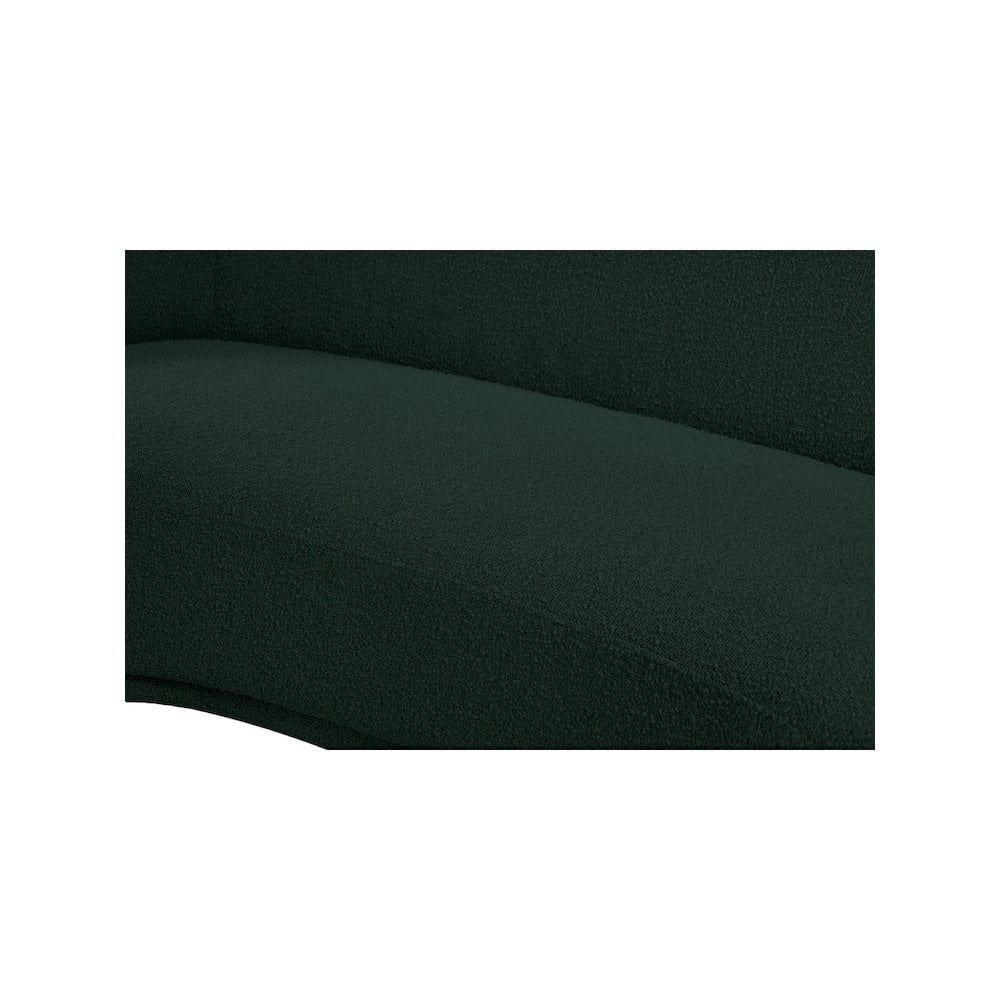 Meridian Furniture Hyde Green Boucle Fabric Sofa