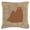 Brown, variant on Maltese Burlap and Brown Indoor & Outdoor Decorative Fabric Pillow - 18 x 18 in.