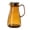 Brown, variant on Acrylic Cold Water Kettle, Transparent PC Plastic Cool Jug with Integrated Steel Lid, Hammered Design Juicer Pot for Home Kitchen