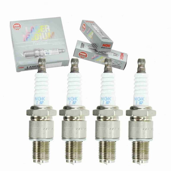 4 pc NGK 6701 Laser Iridium Spark Plugs for 0000-18-N3Y1 5752 IRT01-31 N3Y1-18-110 N3Y1-18-110A N3Y1-18-110A-9U N3Y1-18-110U-9U N3Y4-18-110 N3Y4-18-110A Ignition Wire Secondary