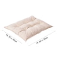 thumbnail image 4 of Pet Mat for Small Pets with Soft Linen-Like Fabric, Reinforced Stitching & Washable Anti-Flatten Padding, Suitable for Restful Sleep, 13.8x17.7in by MPOISVA, 4 of 10