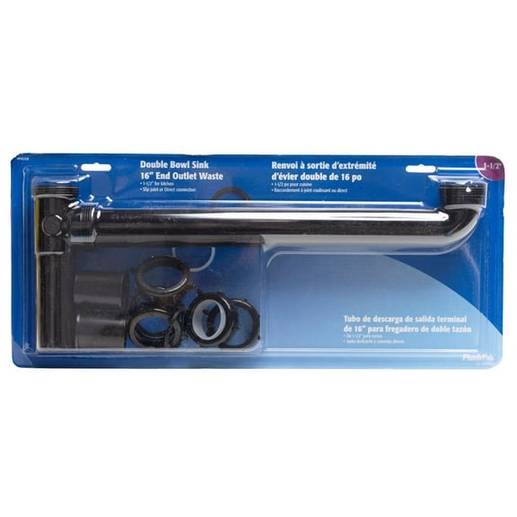 Keeney Holdings 4017509 1.5 x 16 in. Plastic End Outlet Waste