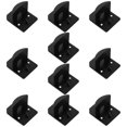 thumbnail image 1 of Black ABS Hat Hooks for Hat Organizer 10Pcs No Drill Wall Mount Hooks, 1 of 5