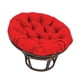 thumbnail image 5 of Cojín para silla de columpio con forma de huevo, cojín para silla de columpio para porche, cojín para silla con cesta colgante Rojo, 5 of 9