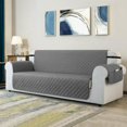 thumbnail image 1 of CHUN YI 1 Piece Sofa Couch Cover 6 Pockets with Elastic Straps Slipcover, 1 of 5