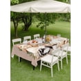 thumbnail image 3 of Easter Bunny Outdoor Tablecloth - 60x102 Inch Rectangle Dining Table Cover, Eggs Green Leaves Rustic Flowers Cups Vintage Waterproof Outdoor Table Cloth with Umbrella Hole & Zipper for Picnic/Patio, 3 of 7