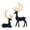 Black, variant on AIGUR Resin Couples Elk Desktop Decor Gold Reindeer Animal Office Decoration Indoor Home Room Ornaments Table Craft