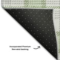 thumbnail image 5 of Addison Rugs Mayfield Premium Machine Washable Transitional Plaid Mint Rectangle Rug, 10' x 14', 5 of 6