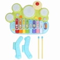 thumbnail image 2 of Xylophone Drum Toys Set, Early Educational Learning Toys 3 Main Instruments Smooth Musical Instruments Toys with  Plastic for Kids for Gifts, 2 of 7