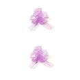 thumbnail image 1 of Billuyoard Tire de la cinta de los lazos para envolver regalos Jubilant Party Supply Cestas de regalos Regalo de Navidad para la celebración Púrpura claro 2piezas Billuyoard CBP377526, 1 of 5