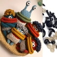 thumbnail image 3 of Ojos de seguridad para muñeca, globo ocular de plástico negro de 50/100 piezas, 5-20mm, accesorios para juguetes, Kit de manualidades, Ojos de animales, decoración de muñecas, 3 of 4