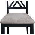thumbnail image 4 of Miekor Furniture 7-Pc Dinette Set Light Black Gray Rectangular Table Grey Upholstered Chairs Transitional Dining Room Wooden Dining Set Furniture 41897, 4 of 5