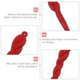 thumbnail image 4 of WRISTBIQUE Pendants Red Glitter Craft 12Pcs 5.04X0.51In, 4 of 10
