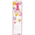 thumbnail image 2 of Unique Industries Pink First Birthday Printed Invitations, 8 Pack, 2 of 2