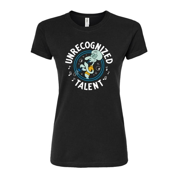 SpongeBob SquarePants - Unrecognized Talent - Juniors Fitted Graphic T-Shirt