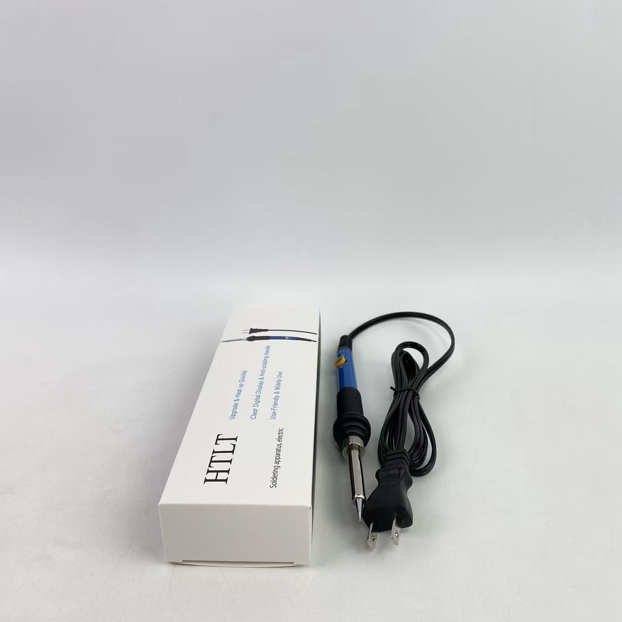 HTLT Soldering Iron Kit Electronics - Adjustable Temperature Solder Iron AC110V 60W with Different Solder Tips, Soldering Stand, Solder Wire for Variously Electronic Repair