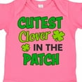 thumbnail image 4 of Inktastic Cutest Clover in the Patch with Four Leaf Clovers Boys or Girls Baby Bodysuit, 4 of 5