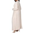 thumbnail image 3 of Arvbitana Women Long Cardigan Sweater Chunky Cable Knit Long Open Front Long Sleeve Oversized Loose Knitted Sweater Coat with Pocket Spring, 3 of 9