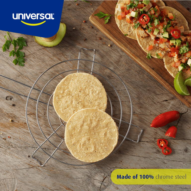 Universal Arepa Grill 9.5 in / 24 cm Diameter, Parrilla Para Asar Arepas  9.5 in / 24 cm Diametro