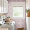 thumbnail image 4 of Thicker Pink Peel and Stick Tiles- 10 pcs of 12" x 12" - 3D Adhesive Square Peel and Stick Tiles Backsplash for Kitchen, Bathroom, Removable, Waterproof, Vinyl Wall Tile, 4 of 12
