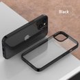 thumbnail image 4 of IBAOLEA Compatible for iPhone 13 Pro 6.1 inch (2021) Case Clear PC Back+ TPU Electroplated Edge Anti-Yellow Cases Shockproof Shell Protective Bumper Cover (Black) Black iPhone13 Pro Case, 4 of 6