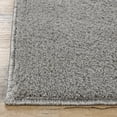 thumbnail image 3 of Superior California Shag Non-Slip Indoor Area Rug, 6' x 9', Silver, 3 of 8