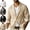 Beige, variant on Linen Blazer Jackets for Men Lapel Button Down Business Casual Dress Suit Coats Office Work Formal Outwear