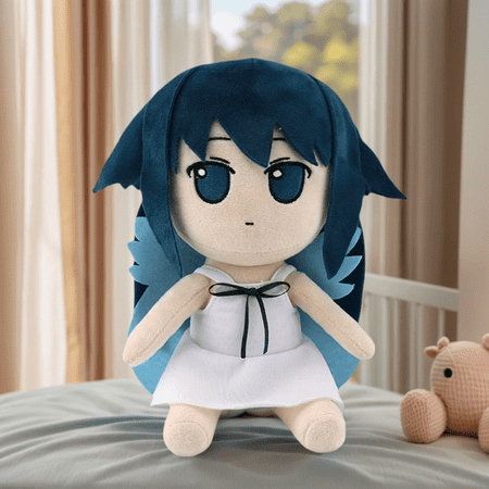 Anime Saya Fumo Plush 20CM – Ultra-Soft Huggable Doll of Saya no Uta's Mysterious Girl, Perfect for Fans & Collectors