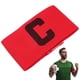 thumbnail image 4 of Fútbol Fútbol Capitán Brazalete Fútbol Ajustable Rugby Baloncesto Jugador Bandas (Rojo), 4 of 6