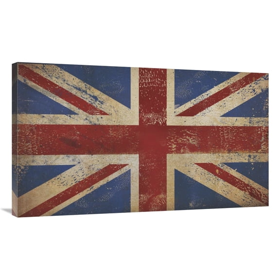 Global Gallery's 'Union Jack' By Ryan Fowler Stretched Canvas Wall Art