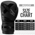 thumbnail image 3 of WYOX Sports Boxing Gloves, 12 oz, Black, for Men and Women, Training, MMA, Kickboxing, Muay Thai, Heavy Bag, 3 of 9