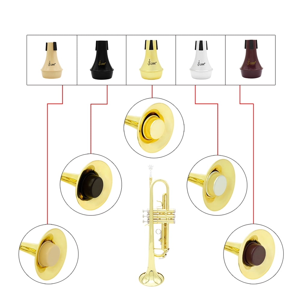 SprinZ 1Pc Alto Tenor Trombone Trumpet Straight Mute Silencer Sourdine Brass Parts 