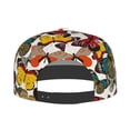 thumbnail image 4 of Easygdp Retro Floral Butterfly Baseball Cap with Adjustable Flat Suitable for Head Circumference 22.4-23.6 in, 4 of 9