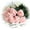 Light Pink, variant on Artificial Flower 12pcs 17'' Artificial Rose Blossom with Leaves Gel Coated Silk Flower for Wedding Bridal Bouquet Bridesmaid Home Décor Office Baby Shower Centerpiece,Light Pink