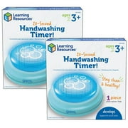 Learning Resources LER4361-2 20-Second Handwashing Timer Puzzles for Grade PK Plus, Assorted Color - 2 Each