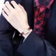 thumbnail image 2 of Mini reloj cuadrado pequeño y sencillo para niñas, pequeño reloj retro informal para estudiantes, reloj de moda con correa fina de estilo coreano para mujeres, 2 of 5