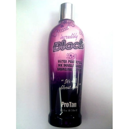 Incredibly Black 10x Bronzer Tanning Bed Lotion
