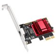 2.5Gbps PCI Express Network Adapter, 2.5GBaseT PCIe Card, RTL8125 NIC, Wake on LAN, Flow