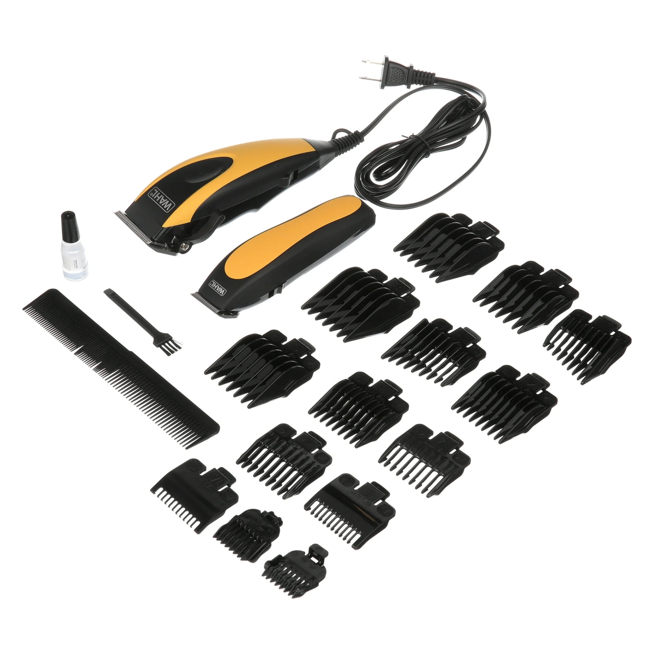Wahl Groom Pro Head & Body Hair Clipper for Men, Corded, Yellow/Black - 9670-1301